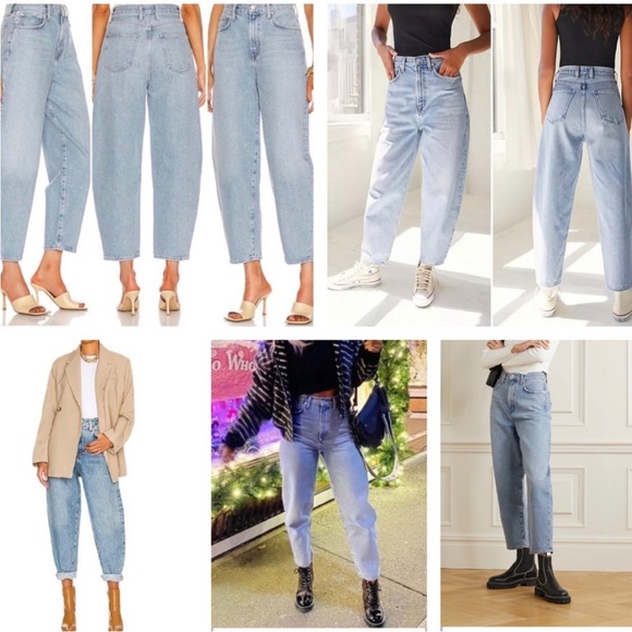 AGOLDE Balloon Ultra High Rise Curved Taper Jean in Revival - Picture 6 of 6